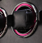 Close-up of a watch winder