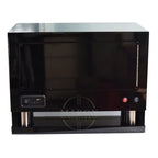 Black watch winder backside on a white background