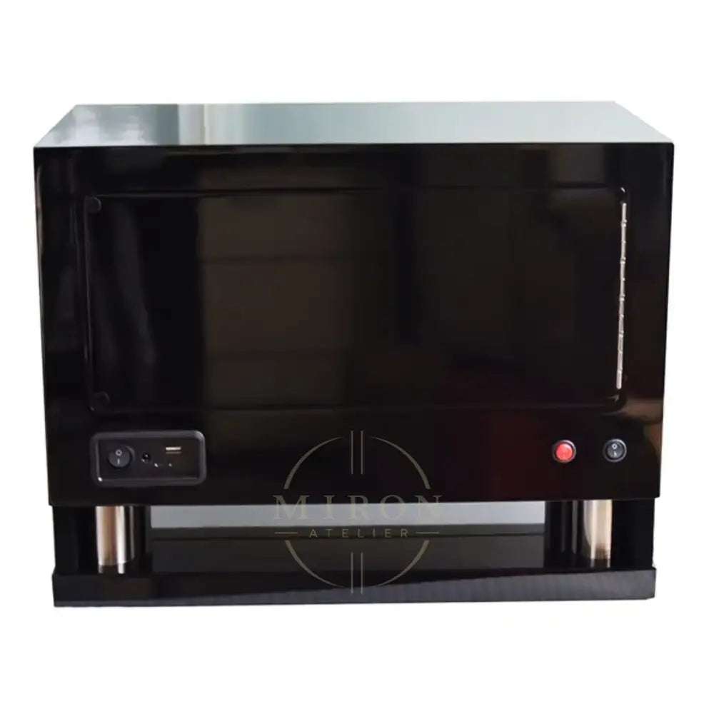 Black watch winder backside on a white background