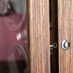 Close-up of a wooden watch winder
