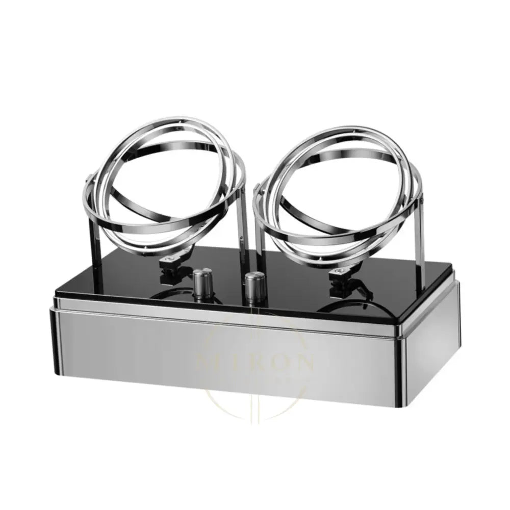Duo Orbital Watch Winder Silver