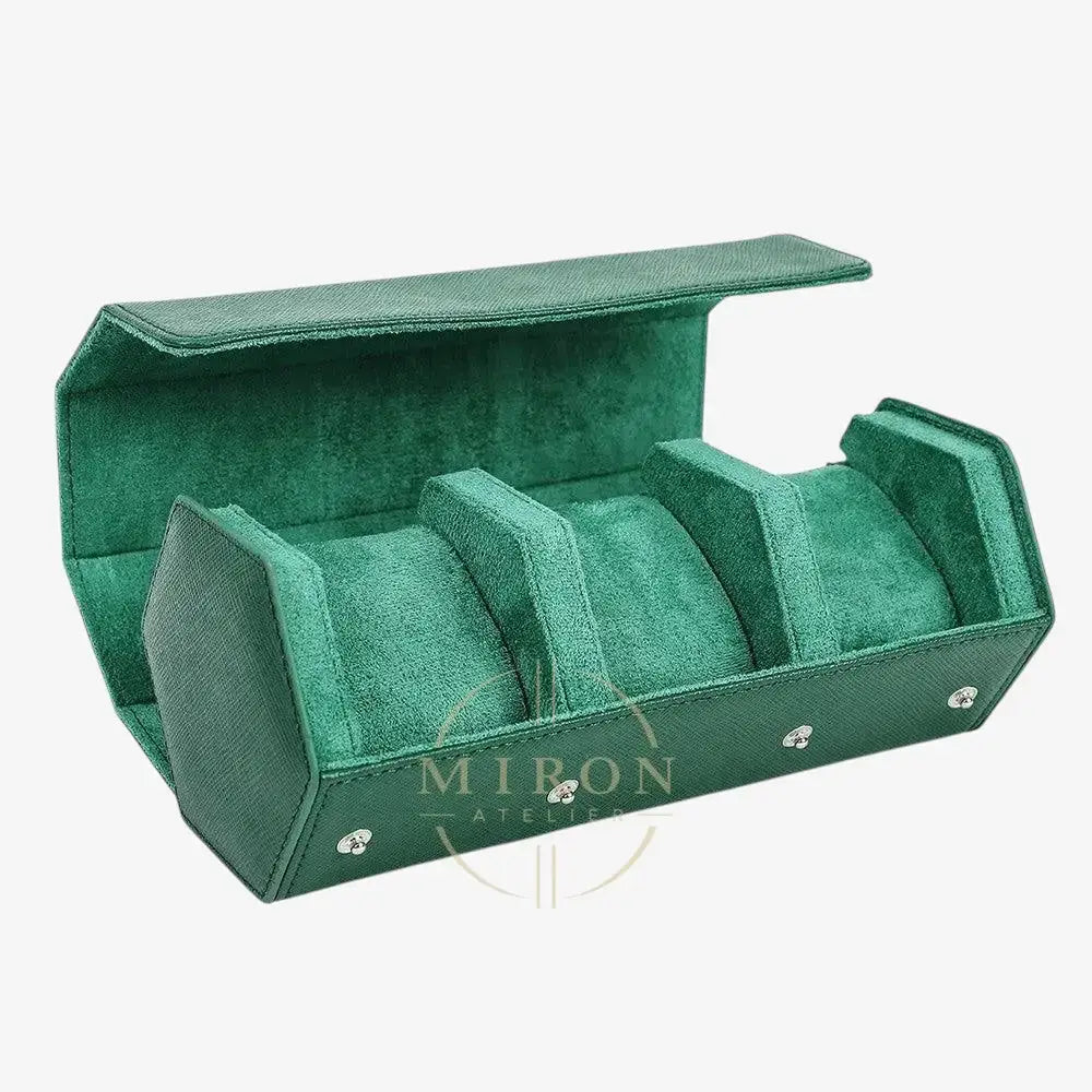 Green Watch Case - Hexagone 3 - Green - Watch Case