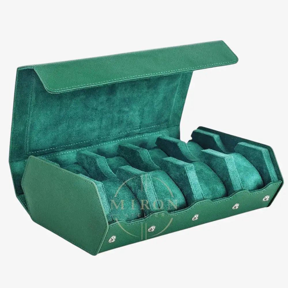 Watch Case Green - Hexagone 8 - Green - Watch Case