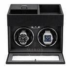Watch Winder Station with double luxury watch Cartier and Tissot rotating